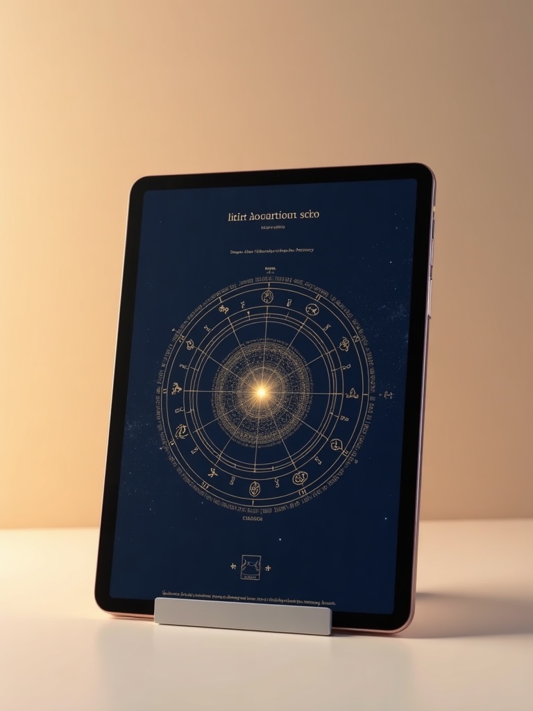 Personal Report — astrossoul natal chart reading on a tablet